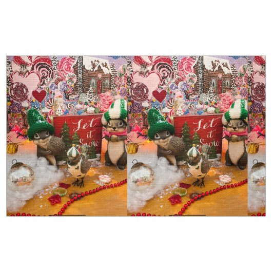 Chippy Christmas Fun! Stoff (Fat Quarter (45,7 x 55,9 cm))