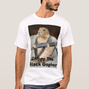 Chippy der Angriffs-Gopher T-Shirt