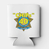 CHiPs 40th Anniversary cupholder Dosenkühler (Rückseite)