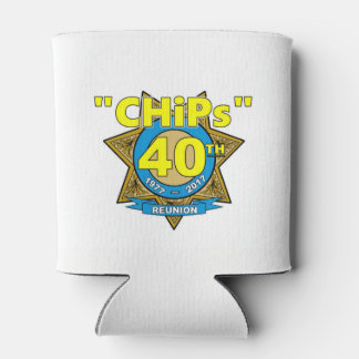 CHiPs 40th Anniversary cupholder Dosenkühler