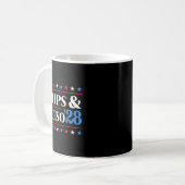 Chips And Queso 2028 Funny Presidential Election 2 Kaffeetasse (Vorderseite Links)