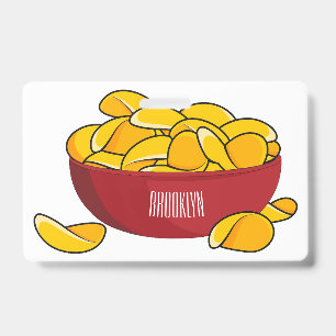 Chips-Cartoon-Illustration Ausweis
