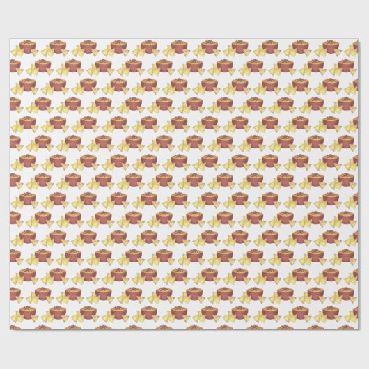 Chips Chili Con Queso Blanco Nachos Käsedip Geschenkpapier (Flach)