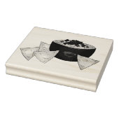 Chips Chili Con Queso Blanco Nachos Käsedip Gummistempel (Stempel)