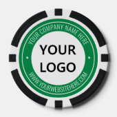 Chips für benutzerdefinierte Logos und Text-Busine (Vorderseite)