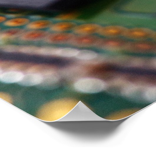 Chips für Computerspeicher Poster (Ecke)