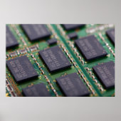 Chips für Computerspeicher Poster (Vorne)