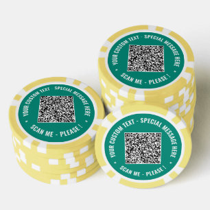 Chips für den benutzerdefinierten QR-Code für Text