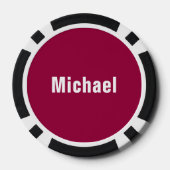 Chips für den personalisierten Individuelle Name u (Rückseite)