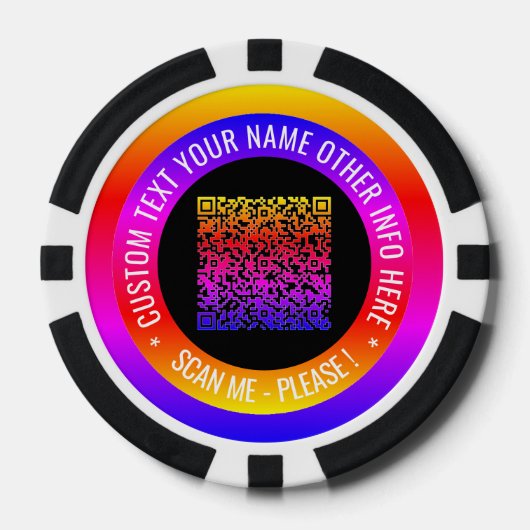 Chips für den Personalisierten QR-Code (Vorderseite)