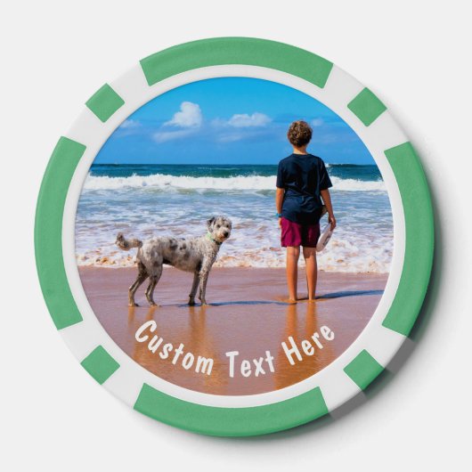 Chips für Ihren Foto Poker mit benutzerdefiniertem (Rückseite)