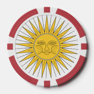 Chips für Vintage Sun- und Moon-Poker