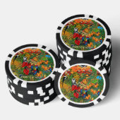 Chips für wild lebende Poker (Stapel)