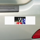 Chips Gambling Casino Gewinnen Spiel Luck Risiko W Autoaufkleber (Auf Auto)