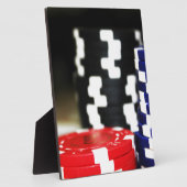 Chips Gambling Casino Gewinnen Spiel Luck Risiko W Fotoplatte (Seite)