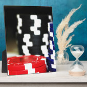 Chips Gambling Casino Gewinnen Spiel Luck Risiko W Fotoplatte (Seite)