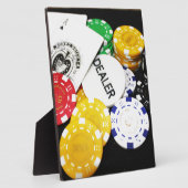 Chips Gambling Casino Gewinnen Spiel Luck Risiko W Fotoplatte (Seite)