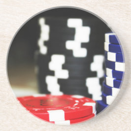 Chips Gambling Casino Gewinnen Spiel Luck Risiko W Getränkeuntersetzer