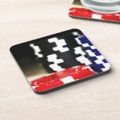 Chips Gambling Casino Gewinnen Spiel Luck Risiko W Untersetzer (Linke Seite)