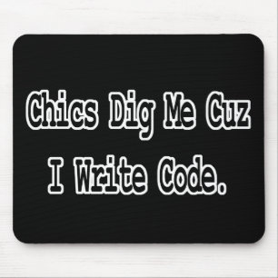 Chips graben mir cute schreiben Code Mousepad