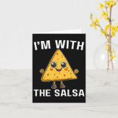 Chips Ich bin mit Salsa Halloween Kostüme Cinco de Karte (Gelbe Blume)