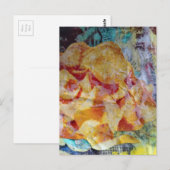 chips junk journal Mixed Media Collage Postkarte (Vorne/Hinten)