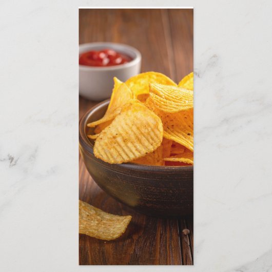 Chips Menükarte (Vorderseite)