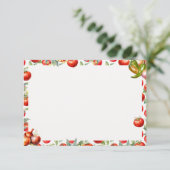 Chips 'N Salsa Blank Recicard Begleitkarte (Stehend Vorderseite)