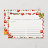 Chips 'N Salsa Rezept Karte (Vorne/Hinten)