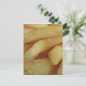 Chips/Pommes frites Postkarte (Stehend Vorderseite)