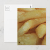 Chips/Pommes frites Postkarte (Vorne/Hinten)