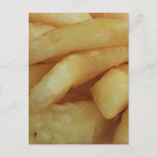 Chips/Pommes frites Postkarte (Vorderseite)