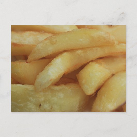 Chips/Pommes frites Postkarte (Vorderseite)