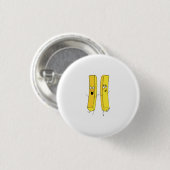 Chips, Pommes frites Thema Button (Vorne & Hinten)