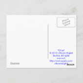 Chips Postkarte (Rückseite)