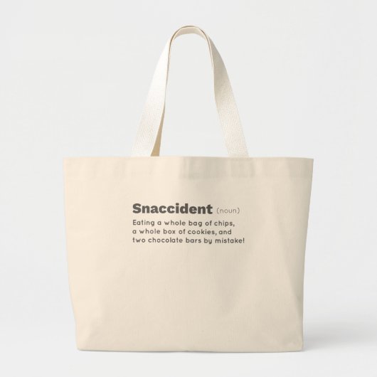 Chips Schokolade Kekse Lover Snack Jumbo Stoffbeutel (Vorne)