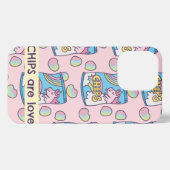 Chips sind Liebe iPhone Hülle (Rückseite (Horizontal))