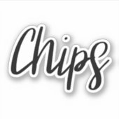 Chips Speichersticker Aufkleber (Vorderseite)