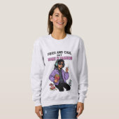 Chips und Cigs, aber das stilistische Feuer Sweatshirt (Vorne ganz)