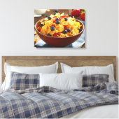 Chips und Früchte Leinwanddruck (Insitu (Schlafzimmer))