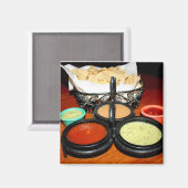 Chips und Salsa Magnet (Vorderseite/Rückseite)