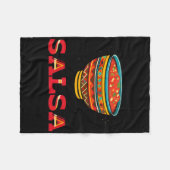 Chips und Salsa-Matchköpfe Fleecedecke (Vorderseite (Horizontal))