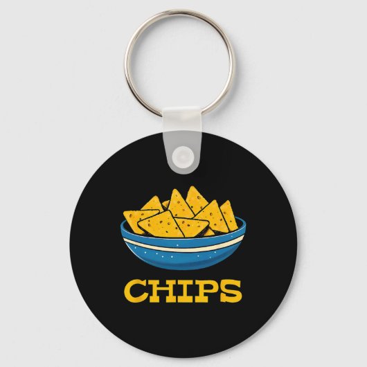 Chips und Salsa-Matchköpfe Schlüsselanhänger (Vorderseite)