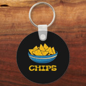 Chips und Salsa-Matchköpfe Schlüsselanhänger (Vorderseite)