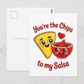 Chips und Salsa Postkarte (Vorne/Hinten)