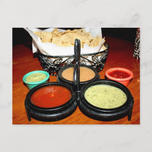 Chips und Salsa Postkarte (Vorderseite)