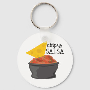 Chips und Salsa Schlüsselanhänger
