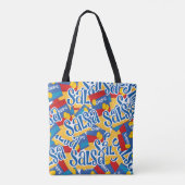 Chips und Salsa Tote Bag | Funny Costume Accessory Tasche (Rückseite)
