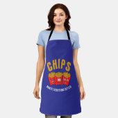 Chips verbessern schürze (Getragen)