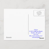 Chips Version 2 Postkarte (Rückseite)